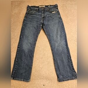 Ariat M5 Straight Leg Straight Fit 36 X 30 Western Blue Collar